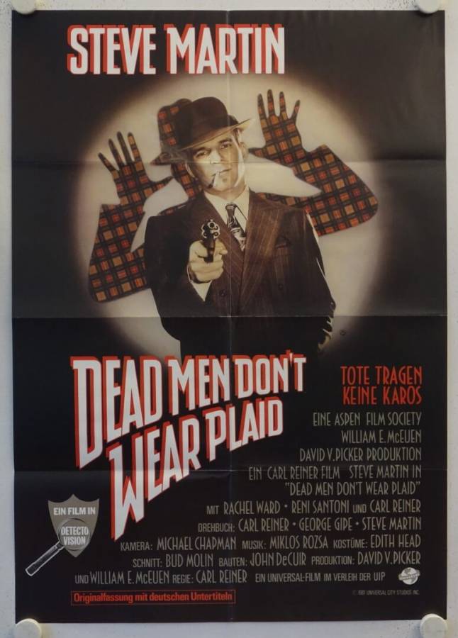 Dead Men dont wear Plaid original release german movie poster